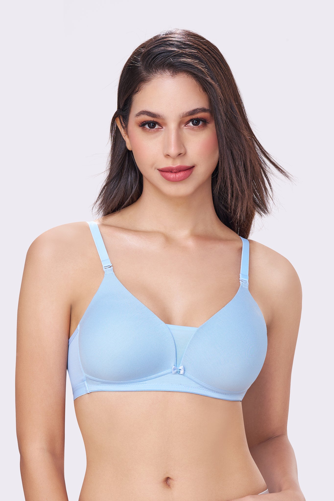 PIXIE | Seamless Cotton Comfort – Triangle Cup, Padded, Non-Wired T-Shirt Bra