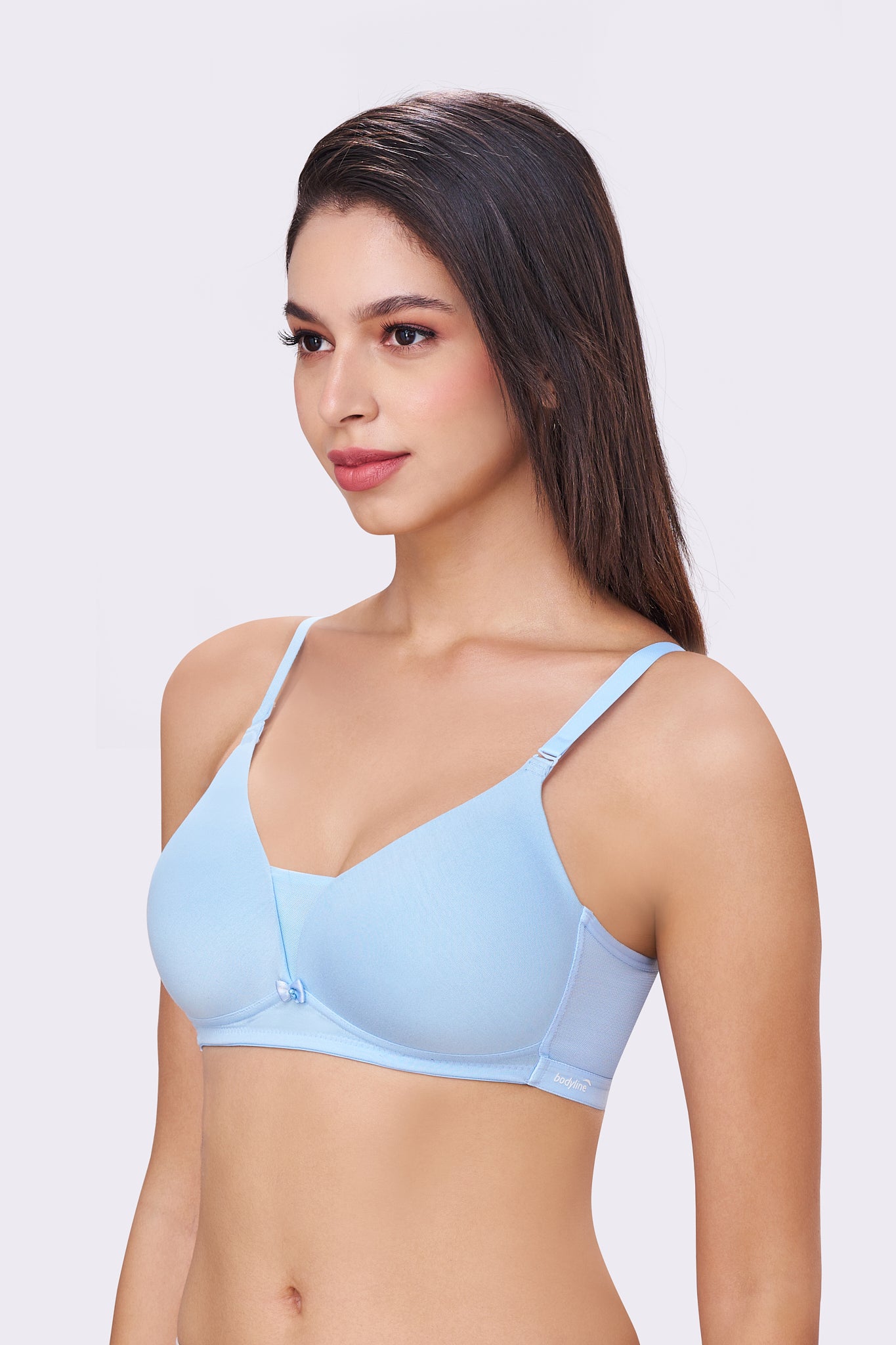 PIXIE | Seamless Cotton Comfort – Triangle Cup, Padded, Non-Wired T-Shirt Bra
