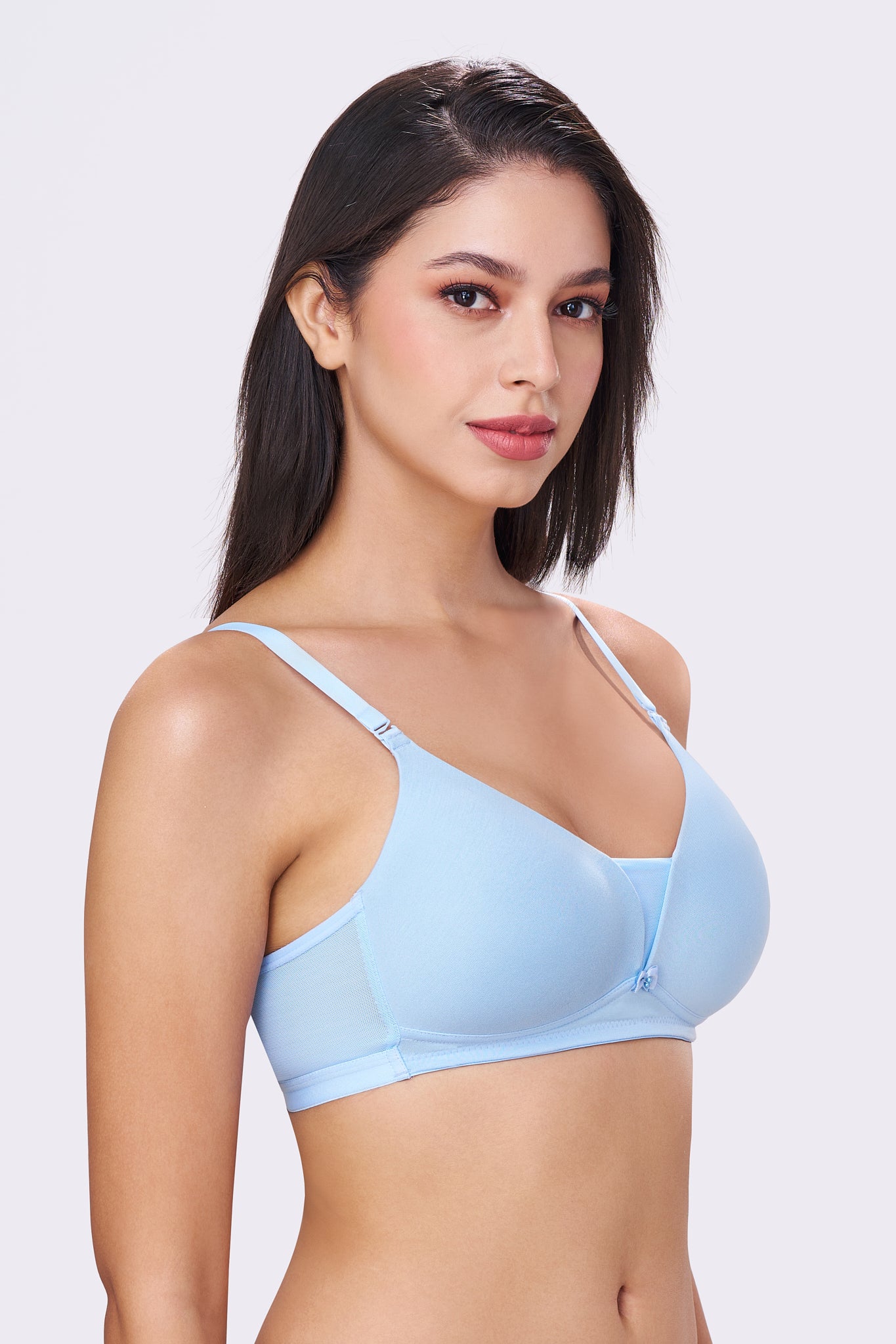 PIXIE | Seamless Cotton Comfort – Triangle Cup, Padded, Non-Wired T-Shirt Bra