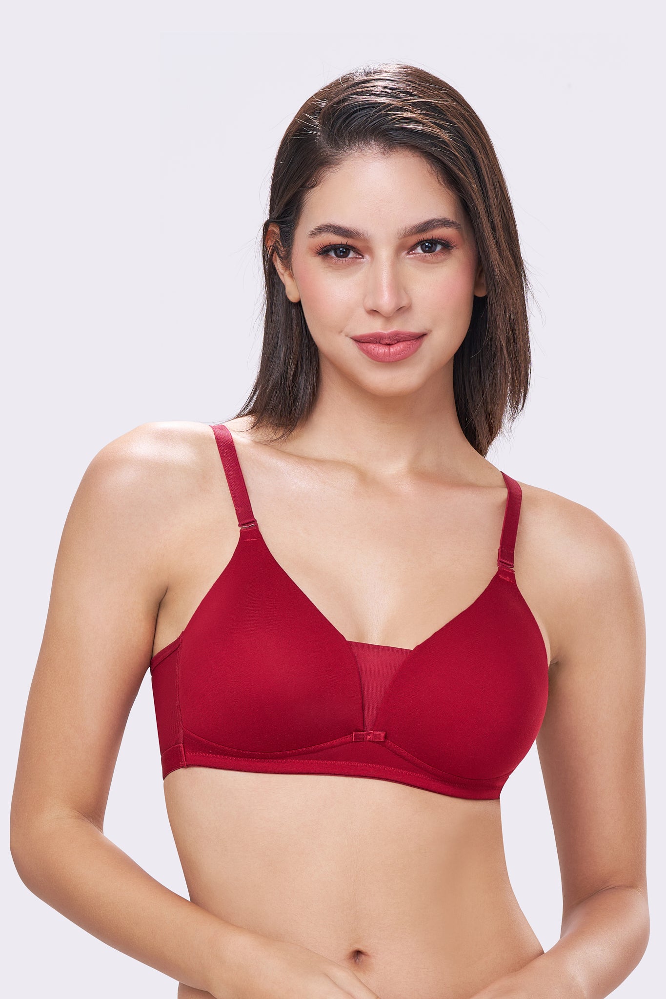 PIXIE | Seamless Cotton Comfort – Triangle Cup, Padded, Non-Wired T-Shirt Bra