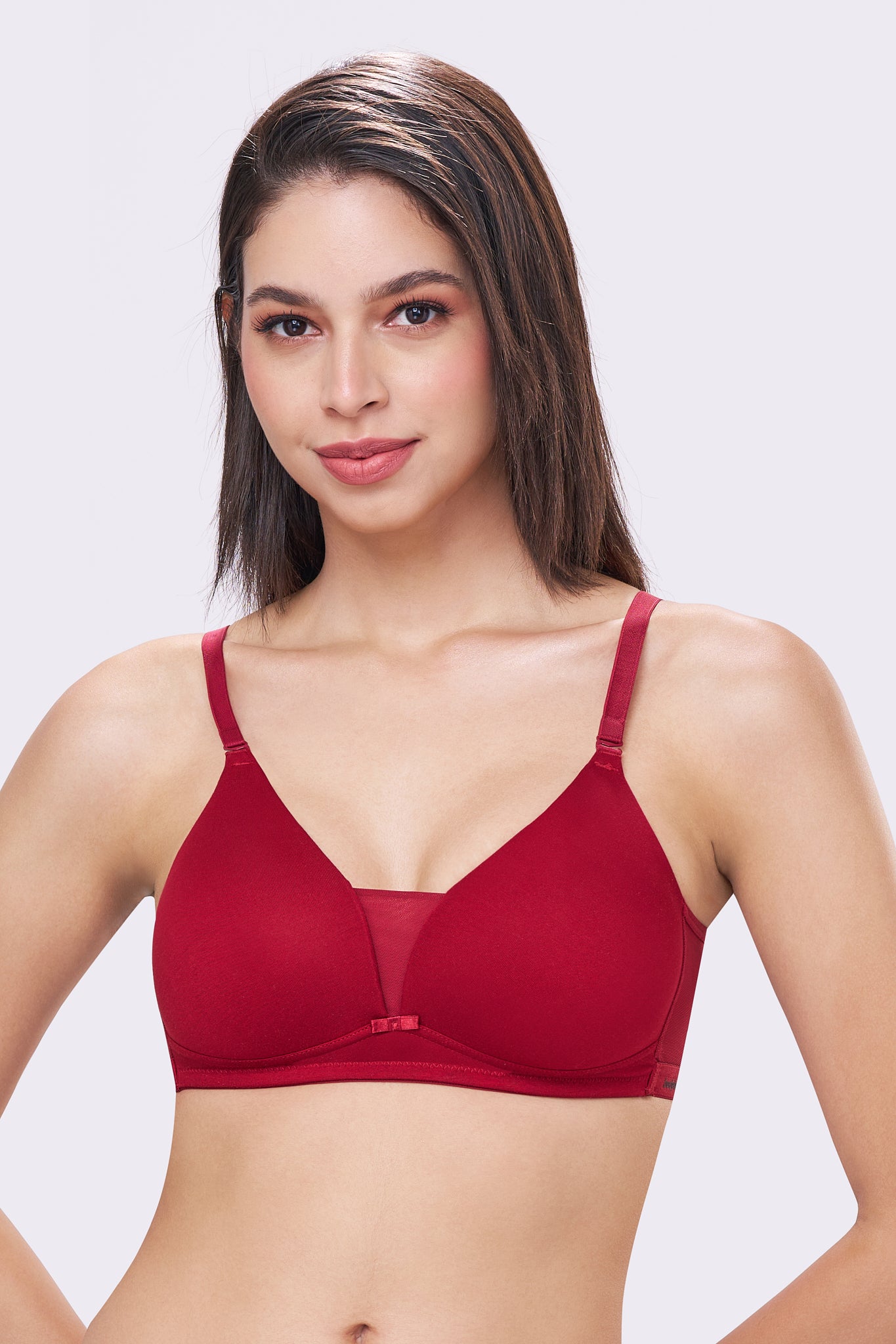 PIXIE | Seamless Cotton Comfort – Triangle Cup, Padded, Non-Wired T-Shirt Bra