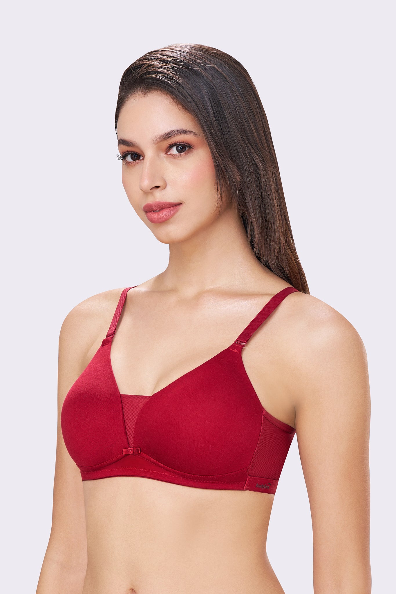 PIXIE | Seamless Cotton Comfort – Triangle Cup, Padded, Non-Wired T-Shirt Bra
