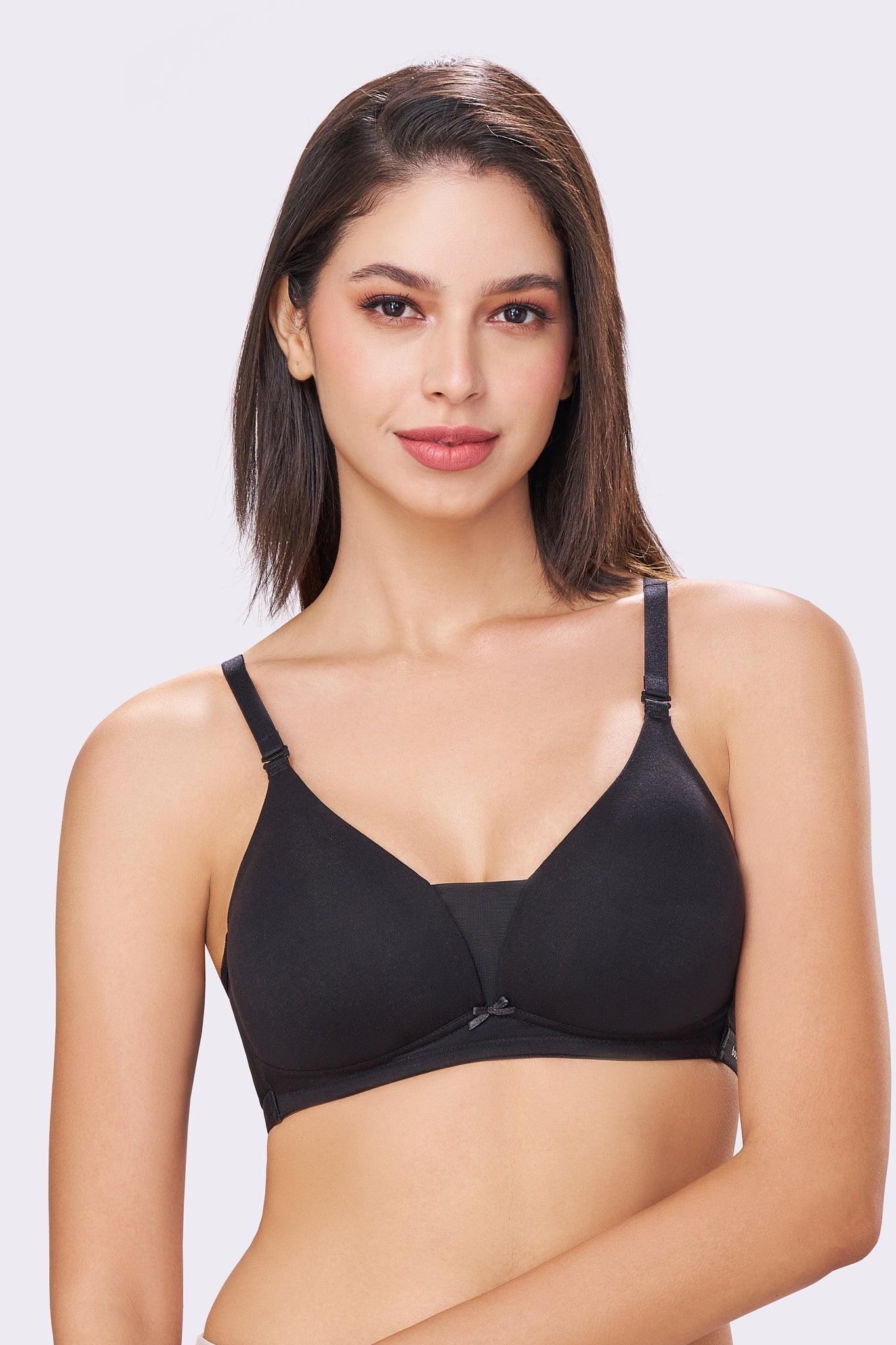 PIXIE | Seamless Cotton Comfort – Triangle Cup, Padded, Non-Wired T-Shirt Bra
