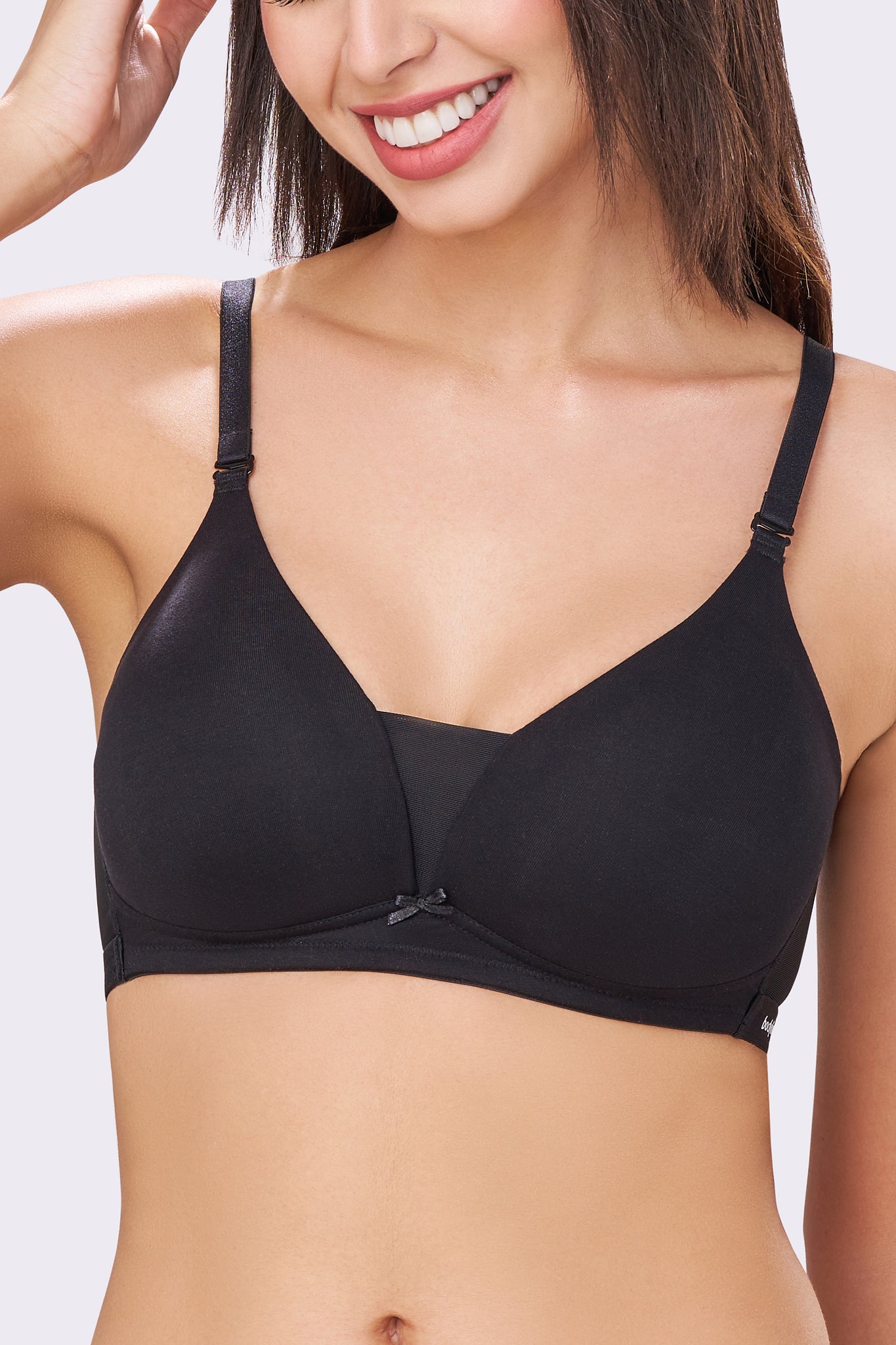 PIXIE | Seamless Cotton Comfort – Triangle Cup, Padded, Non-Wired T-Shirt Bra