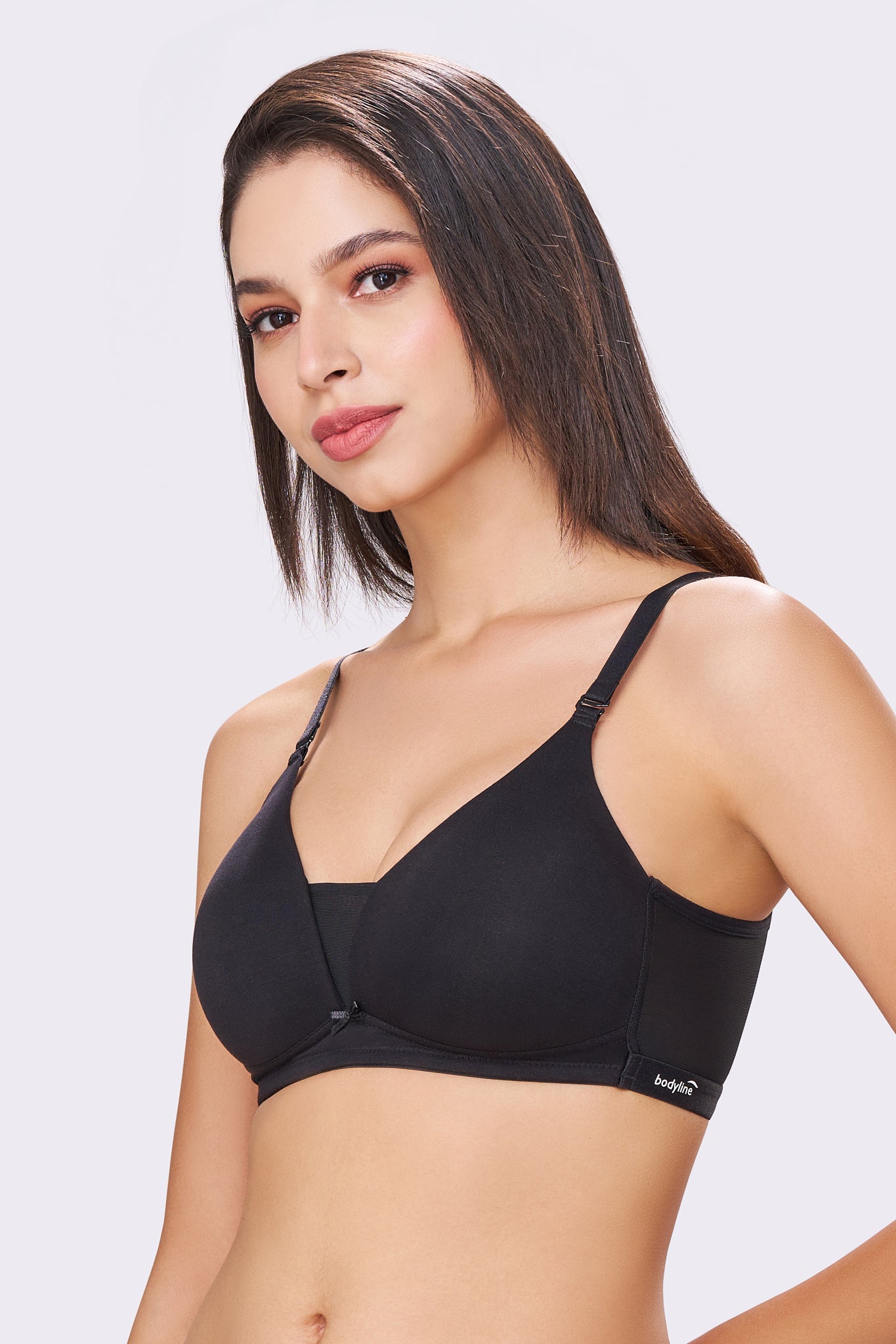 PIXIE | Seamless Cotton Comfort – Triangle Cup, Padded, Non-Wired T-Shirt Bra