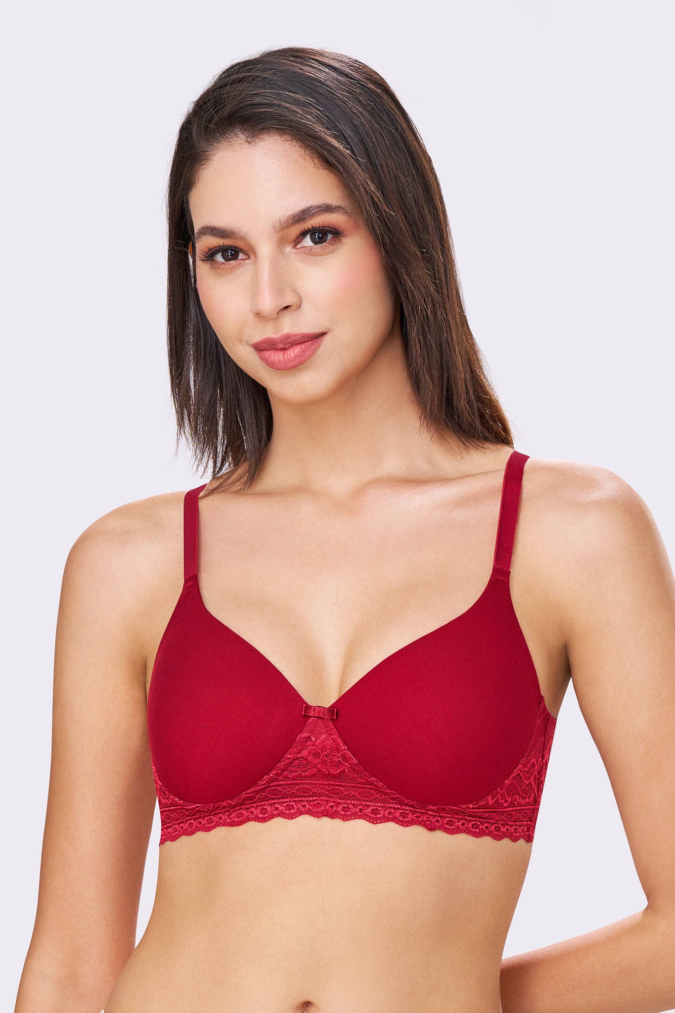 BAMBI | Lace-Trim Comfort – Lightly Padded, Non-Wired T-Shirt Bra
