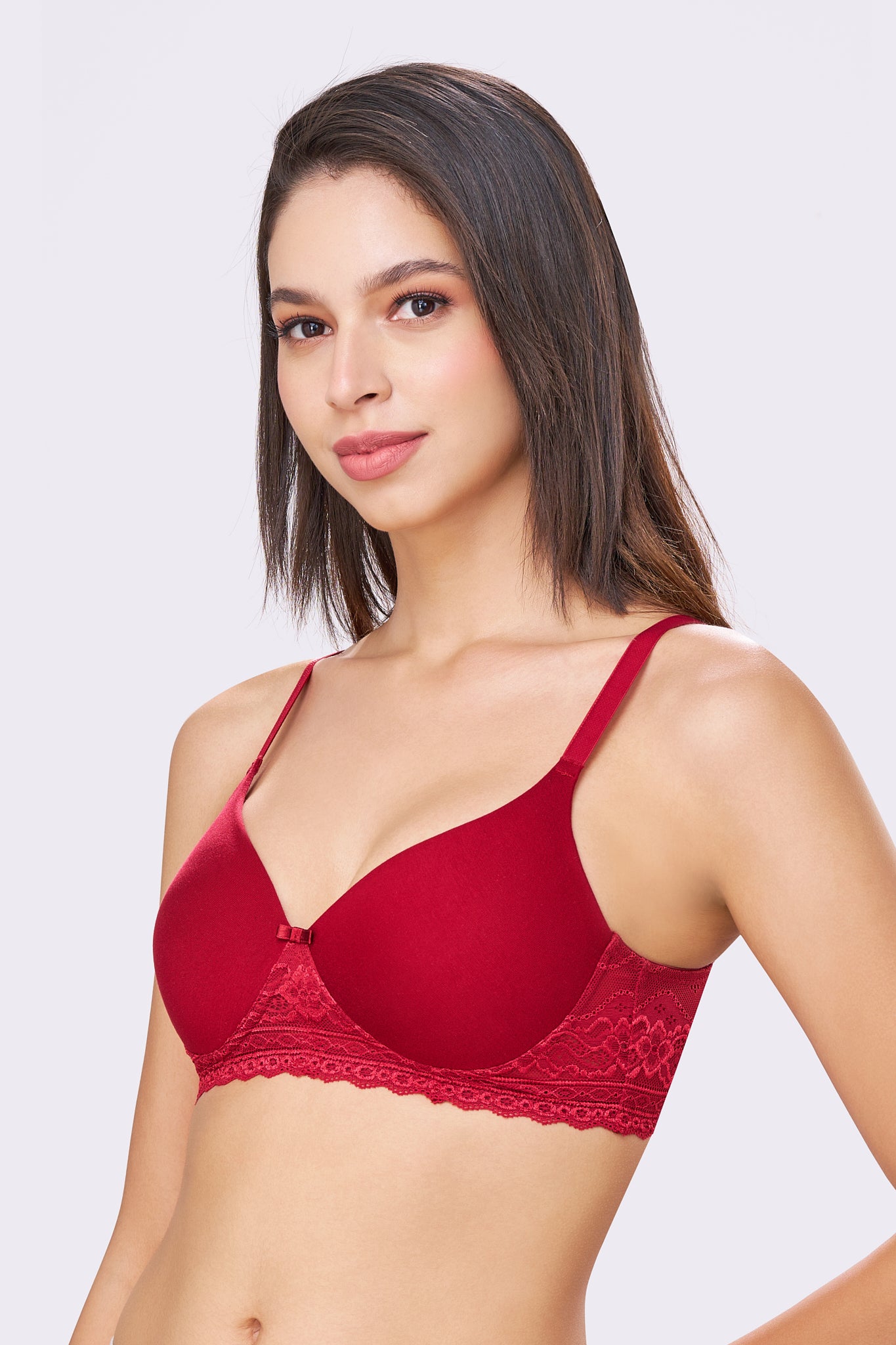 BAMBI | Lace-Trim Comfort – Lightly Padded, Non-Wired T-Shirt Bra