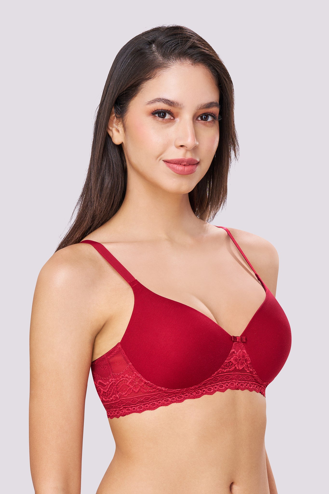 BAMBI | Lace-Trim Comfort – Lightly Padded, Non-Wired T-Shirt Bra