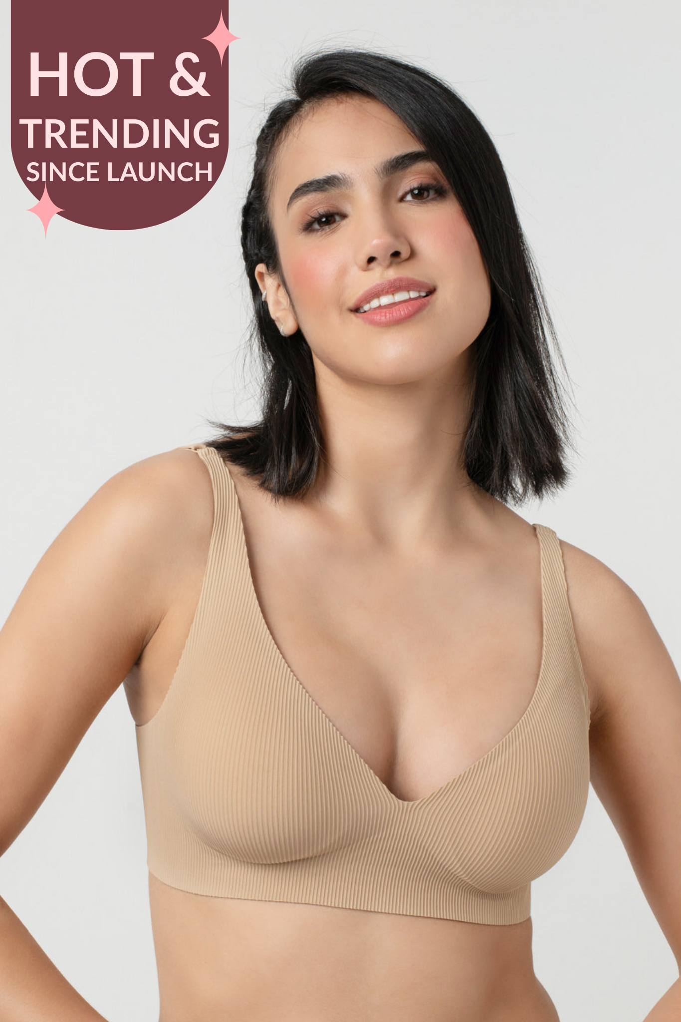 Remy | V-Neck Padded Bra