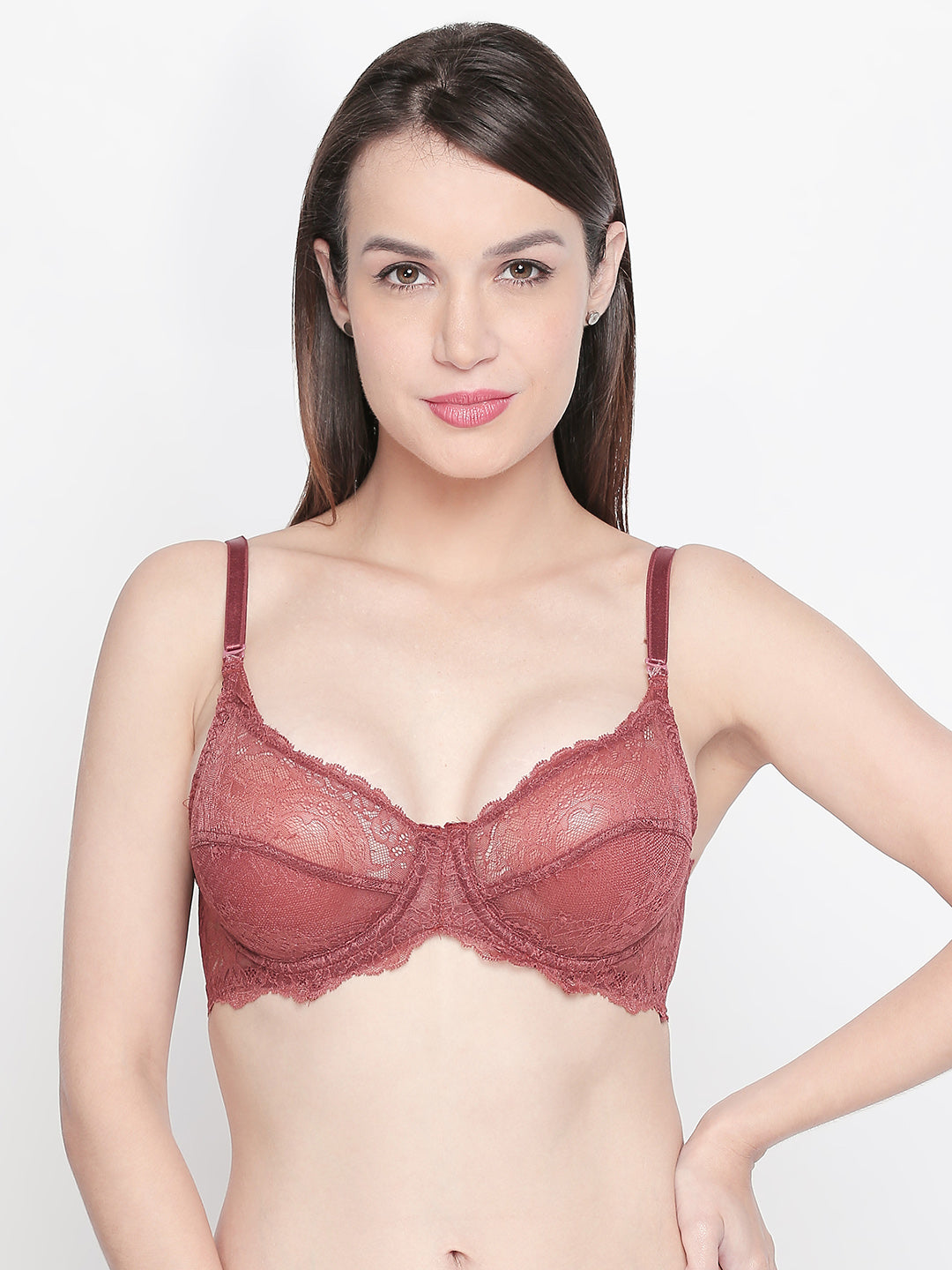 Ivy | Wired, Low Demi Coverage Lace Bra Convertible Straps