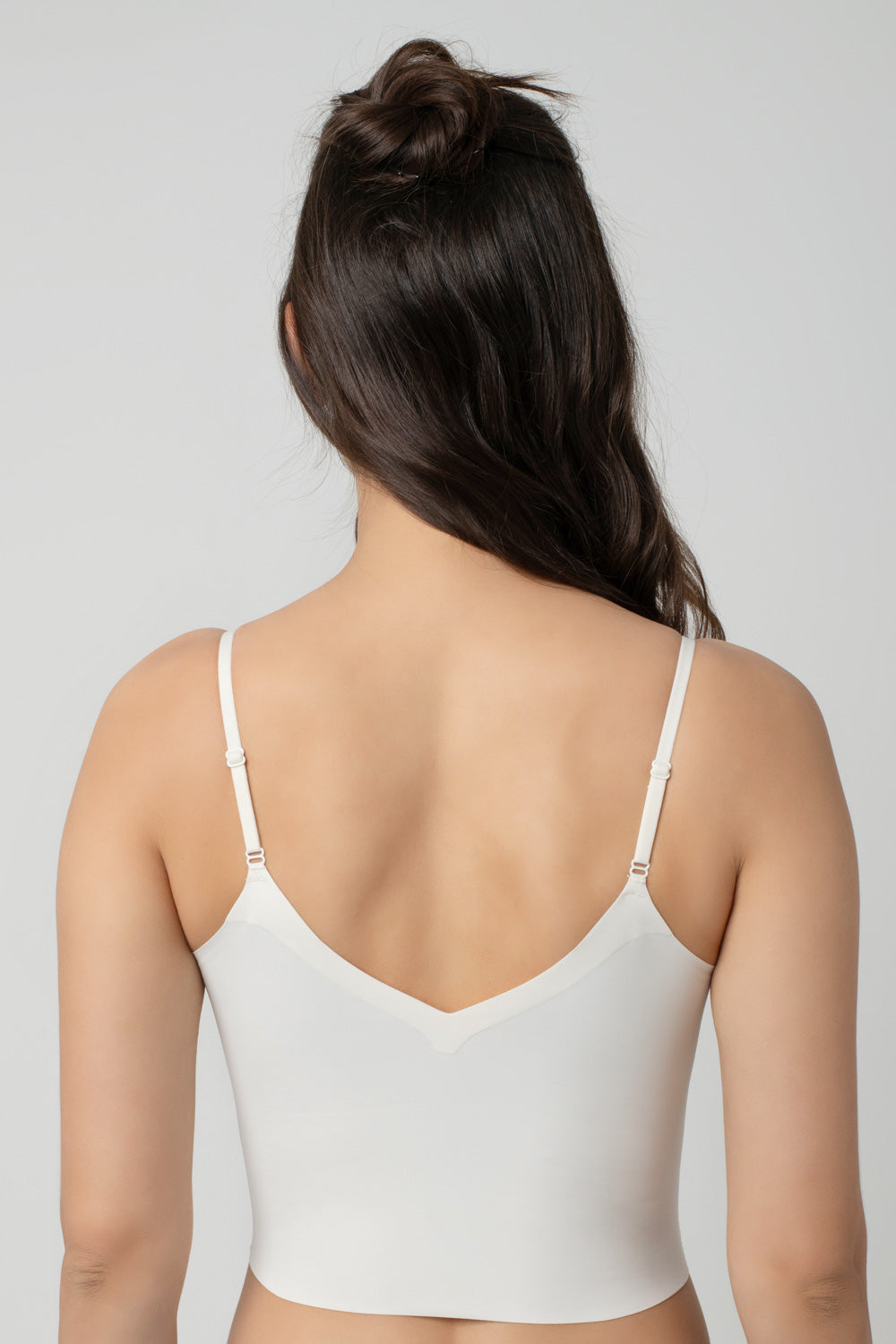 Claire Leafy Lace Camisole | V-Neck with Light Padding